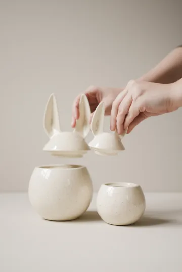 DBKD Eating rabbit skål lille - Vanilla - DBKD