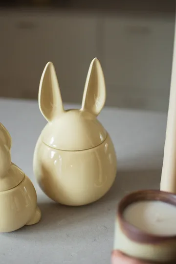 DBKD Eating rabbit skål stor - Shiny yellow - DBKD