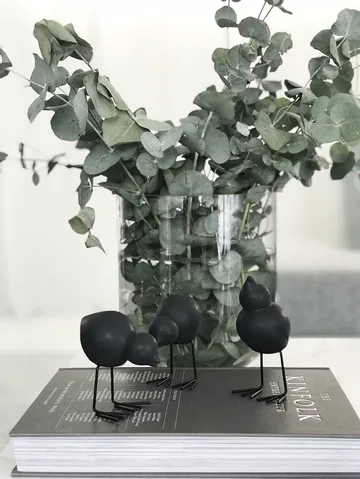 DBKD Swedish Birds påskedekoration 2-pak - Black - DBKD