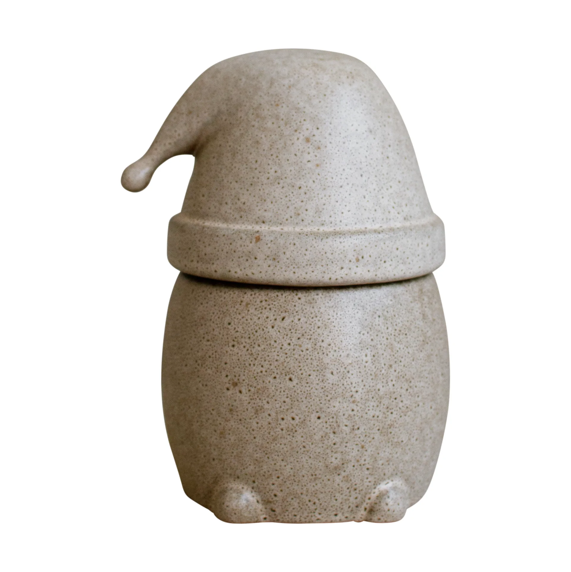 Eating Santa skål med låg stor, Beige DBKD