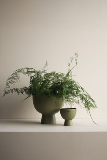 Figure blomsterkrukke Ø15 cm - Green - DBKD