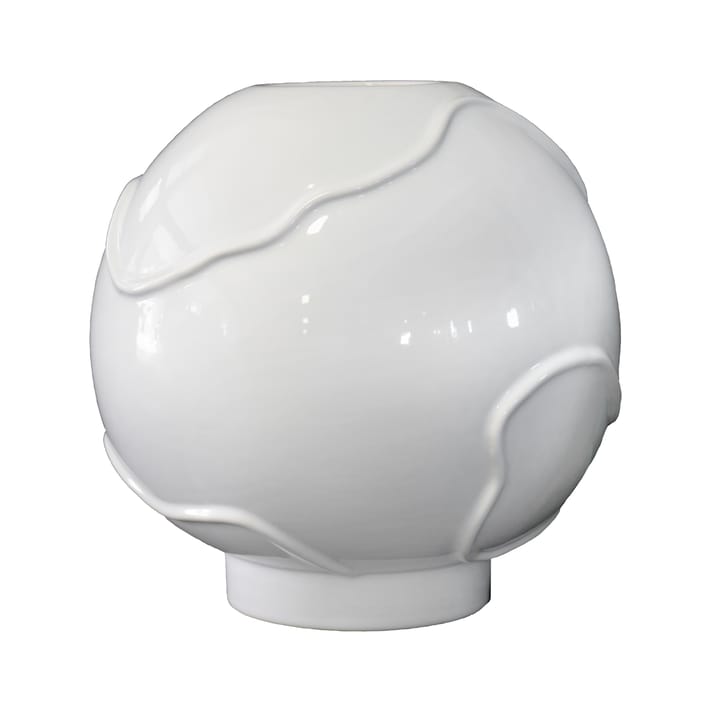 Form vase Ø25 cm, Shiny white DBKD