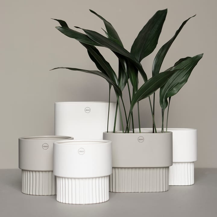 Front krukke oval høj, White DBKD