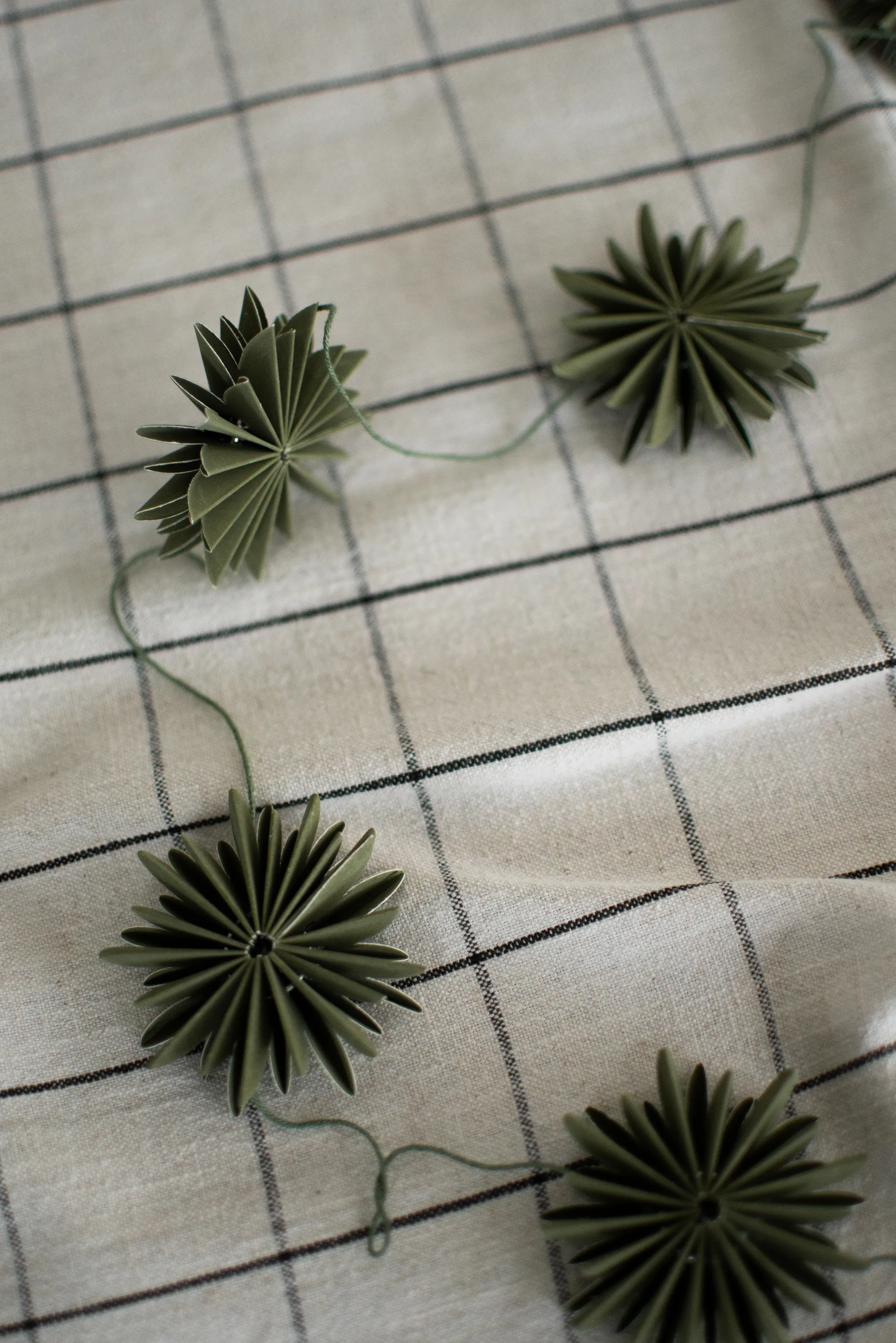 Garland guirlande snefnug, Green DBKD