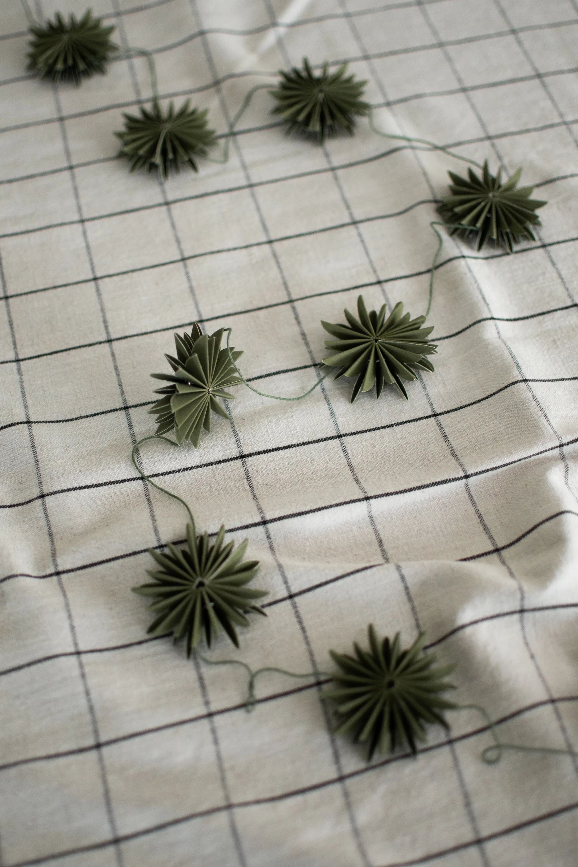 Garland guirlande snefnug, Green DBKD