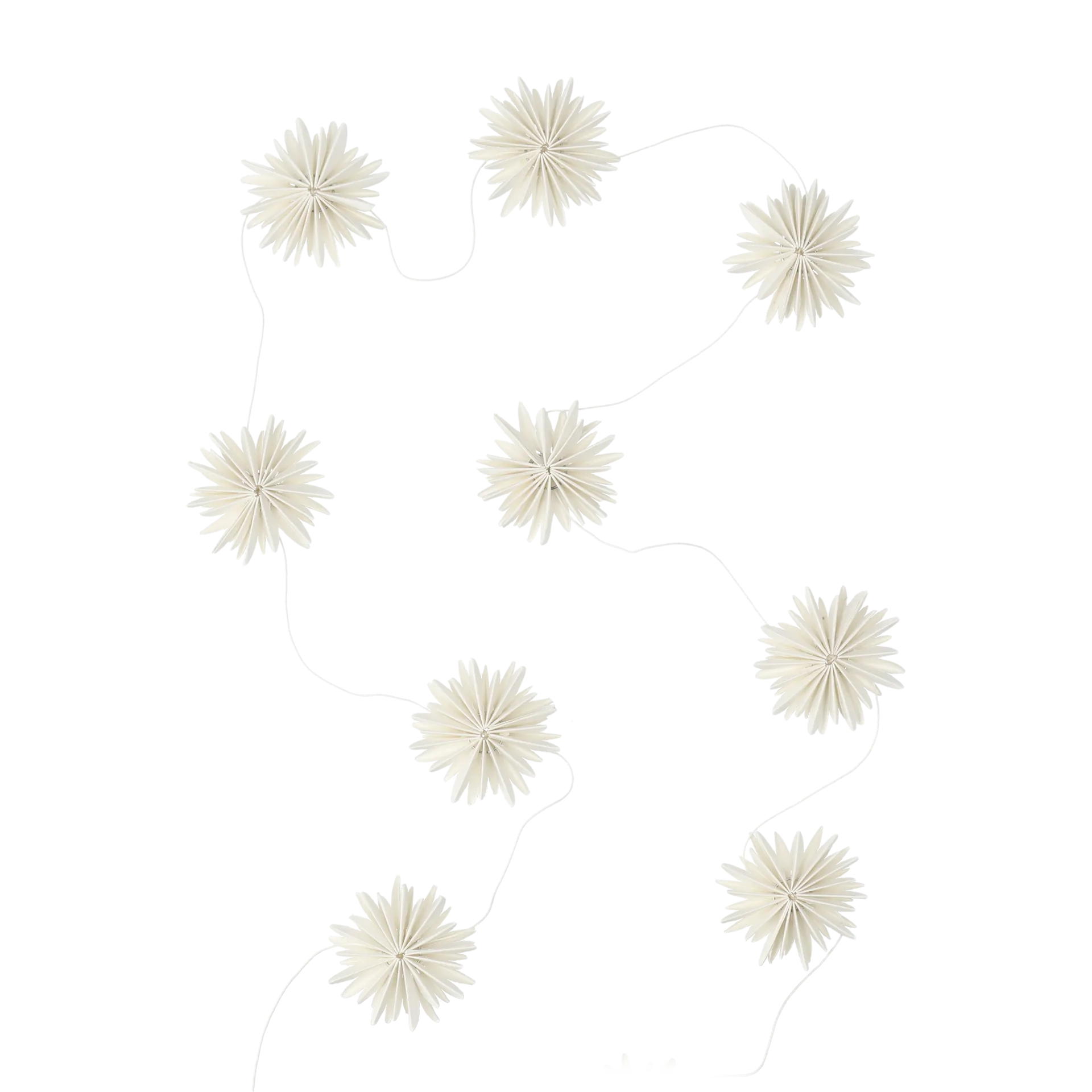 Garland guirlande snefnug, White  DBKD