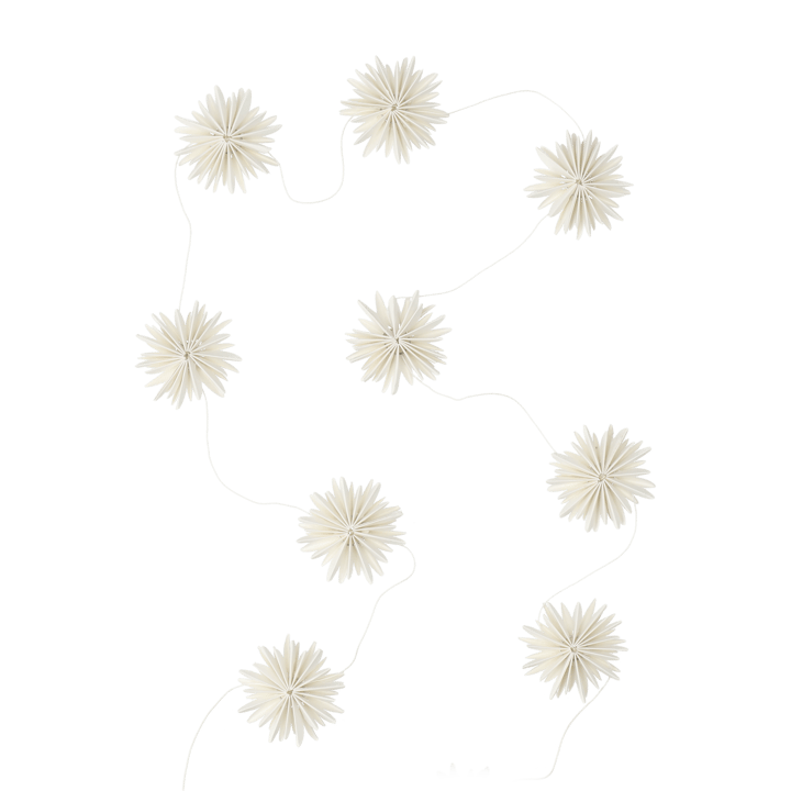 Garland guirlande snefnug, White  DBKD