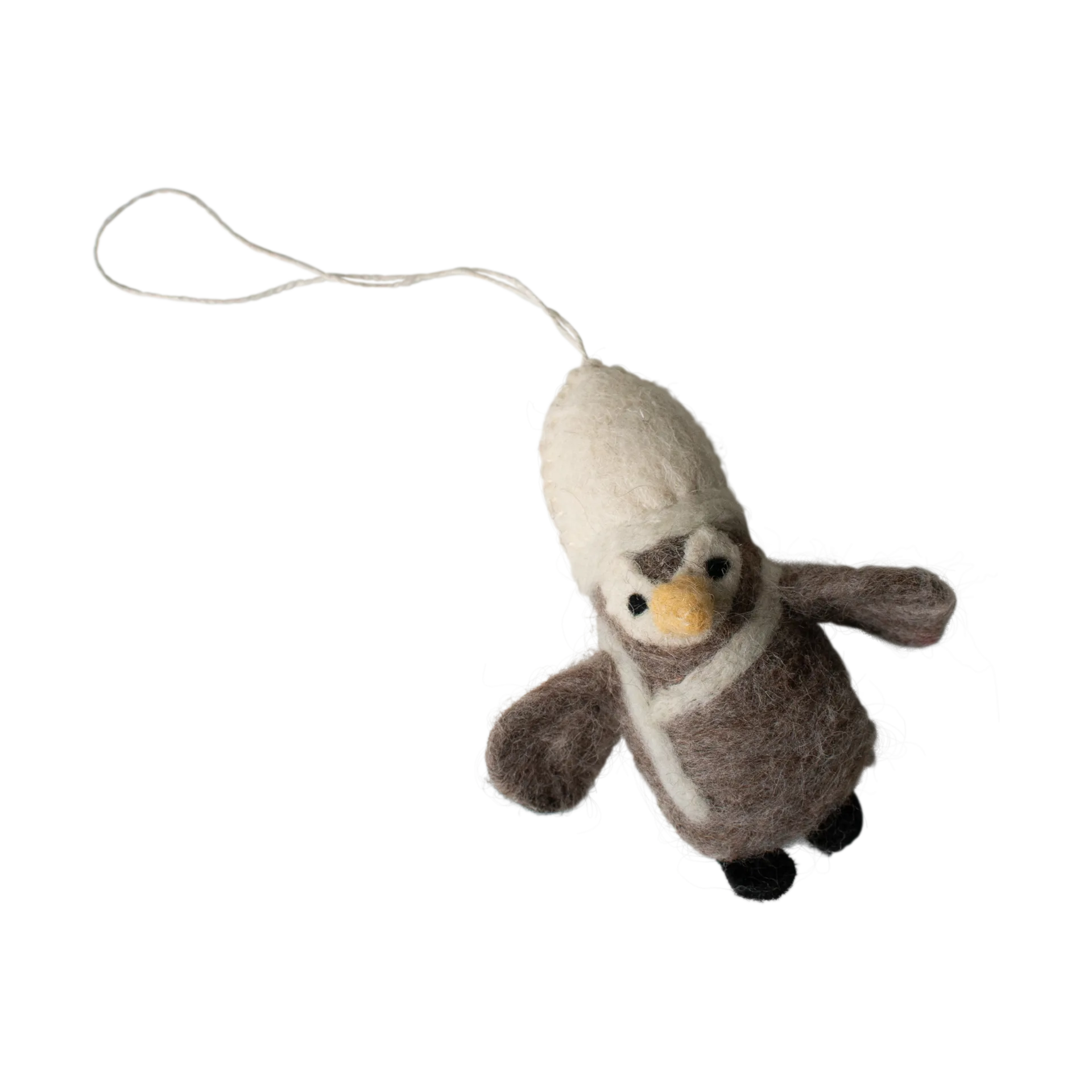 Hanging penguin dekorationsophæng, Beige-white DBKD