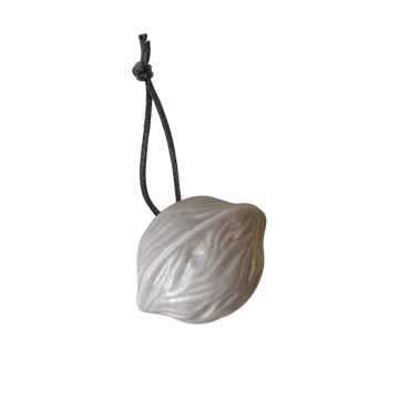 Hanging walnut juletræspynt - Shiny mole - DBKD