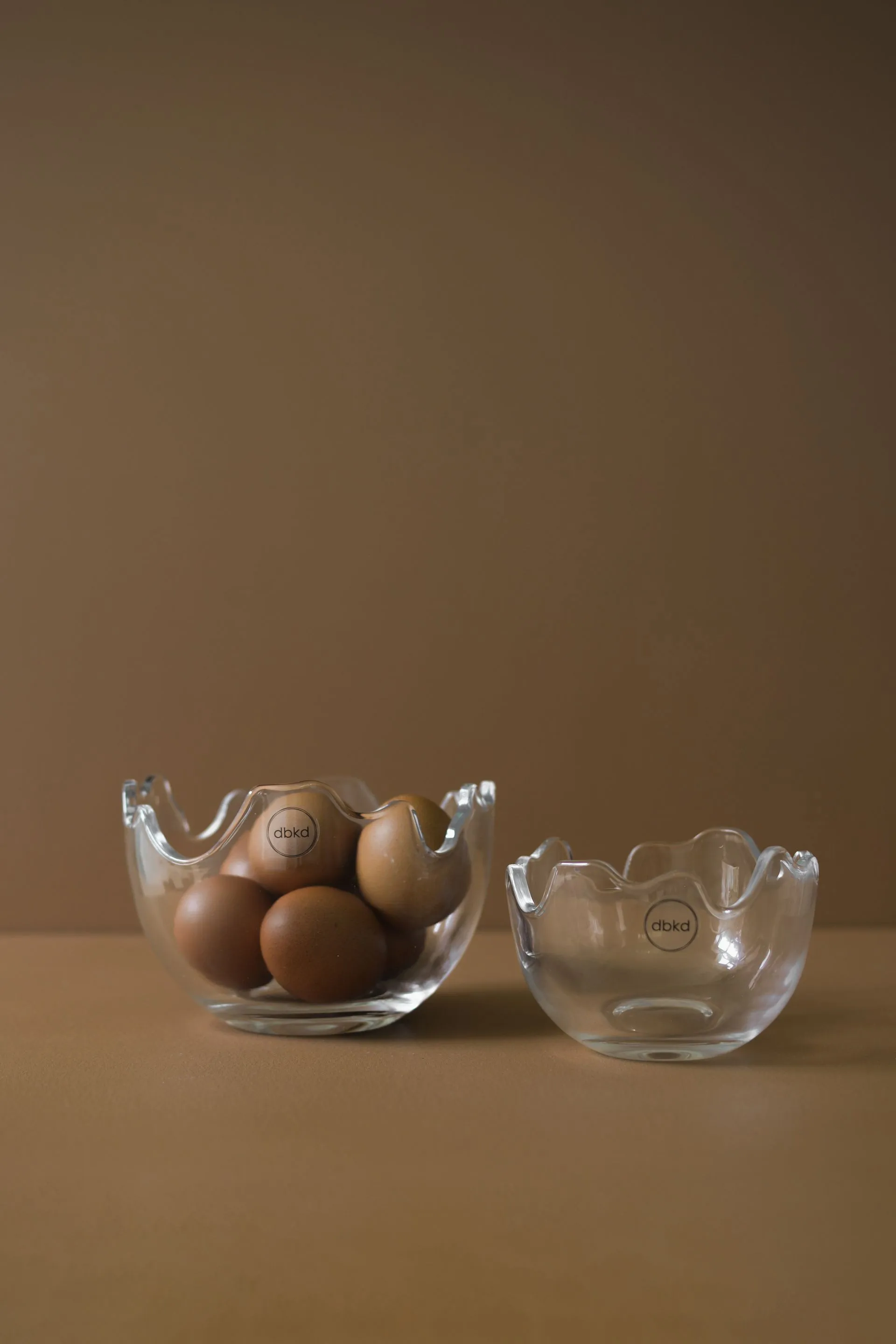 Happy Easter skål æggeskal large, Clear DBKD