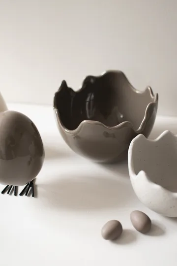 Happy Easter skål æggeskal large - Shiny dust - DBKD