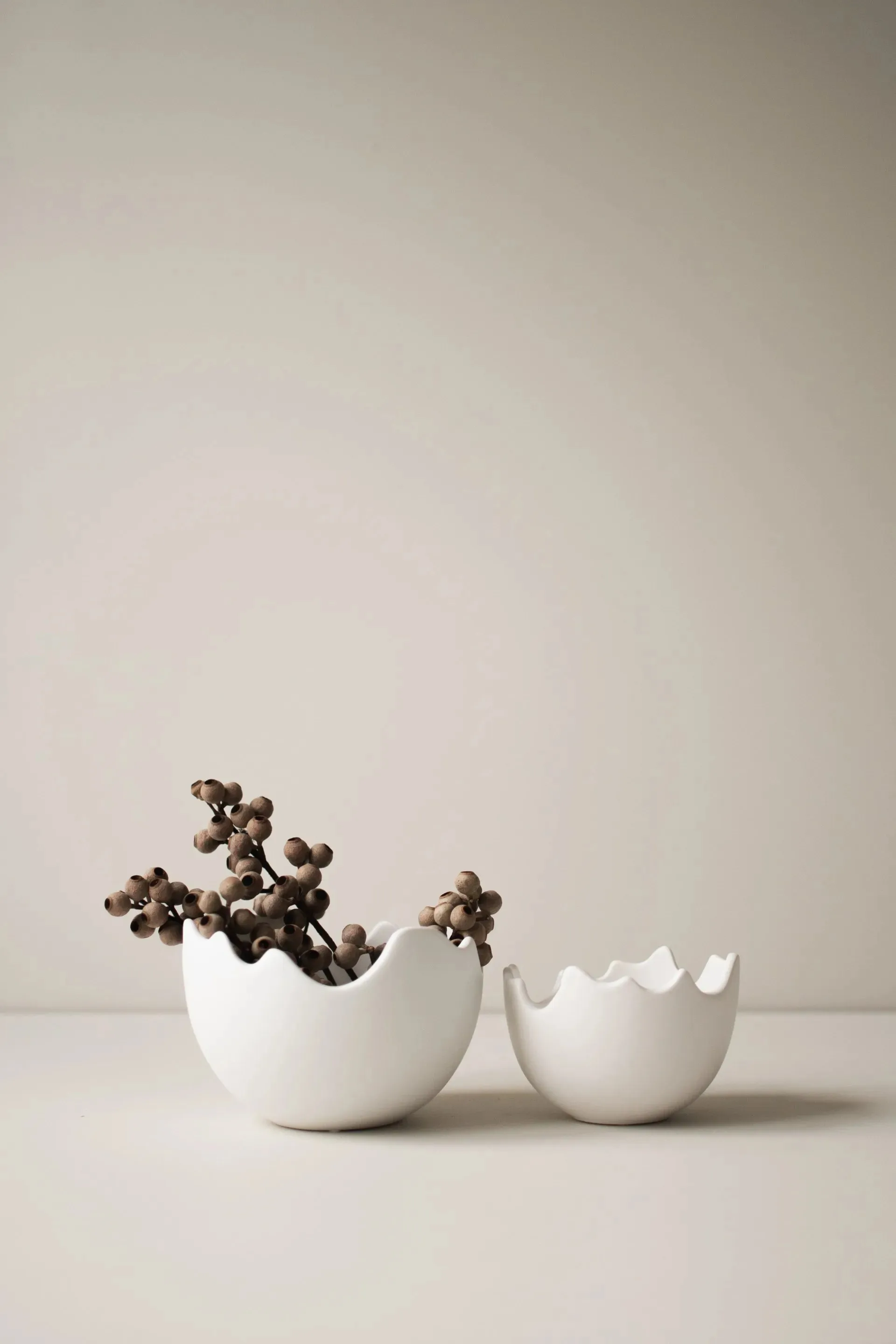 Happy Easter skål æggeskal small, White DBKD