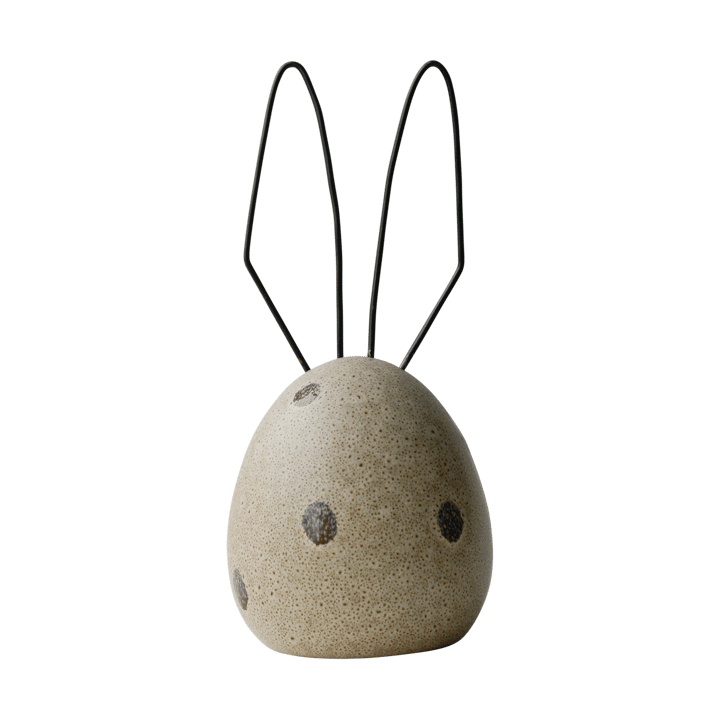 Hare påskepynt H18 cm - Beige dot - DBKD