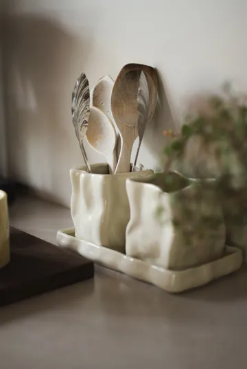 Herb krukke 3 dele - Creme - DBKD