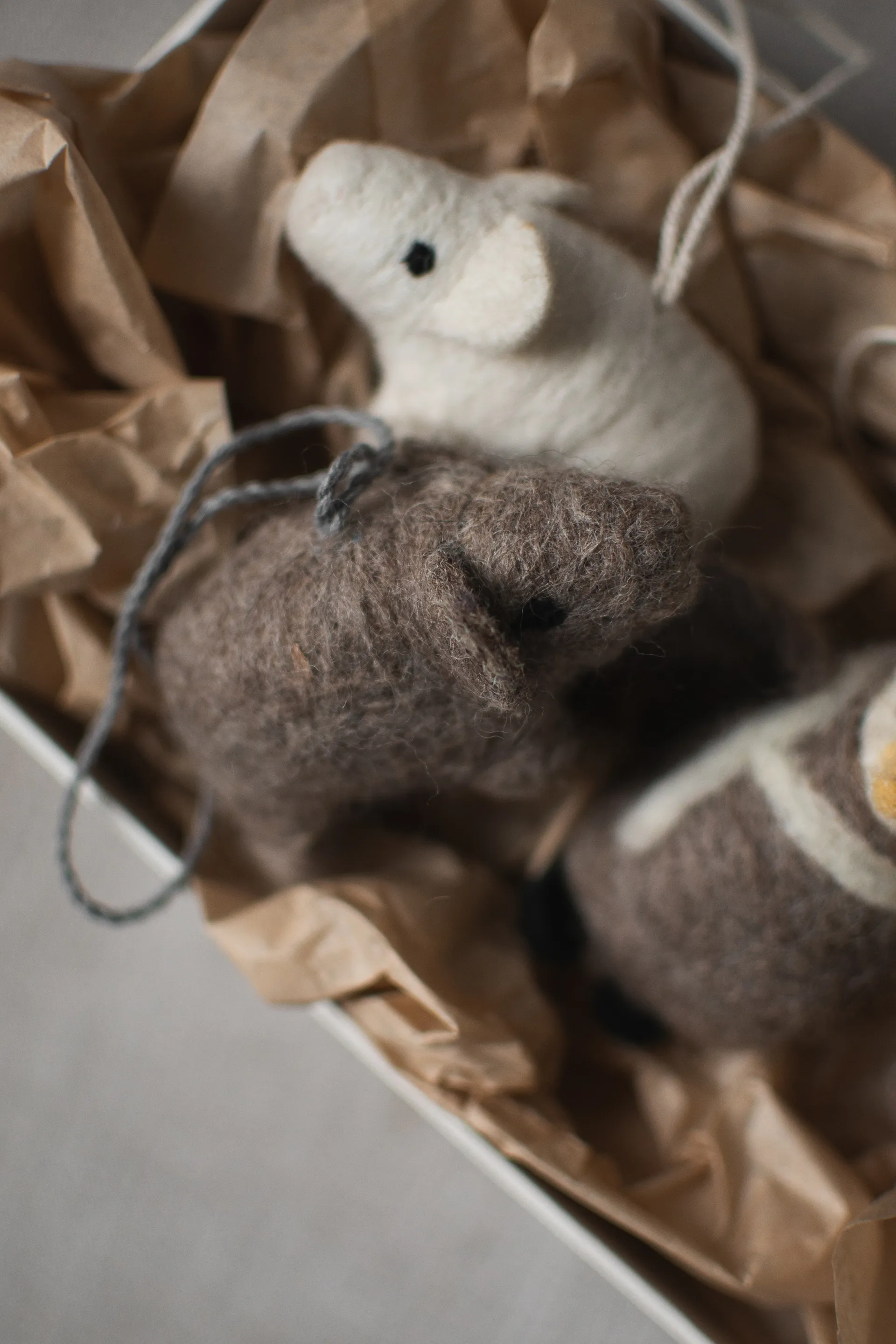 Hængende gris dekorationsophæng, Beige DBKD