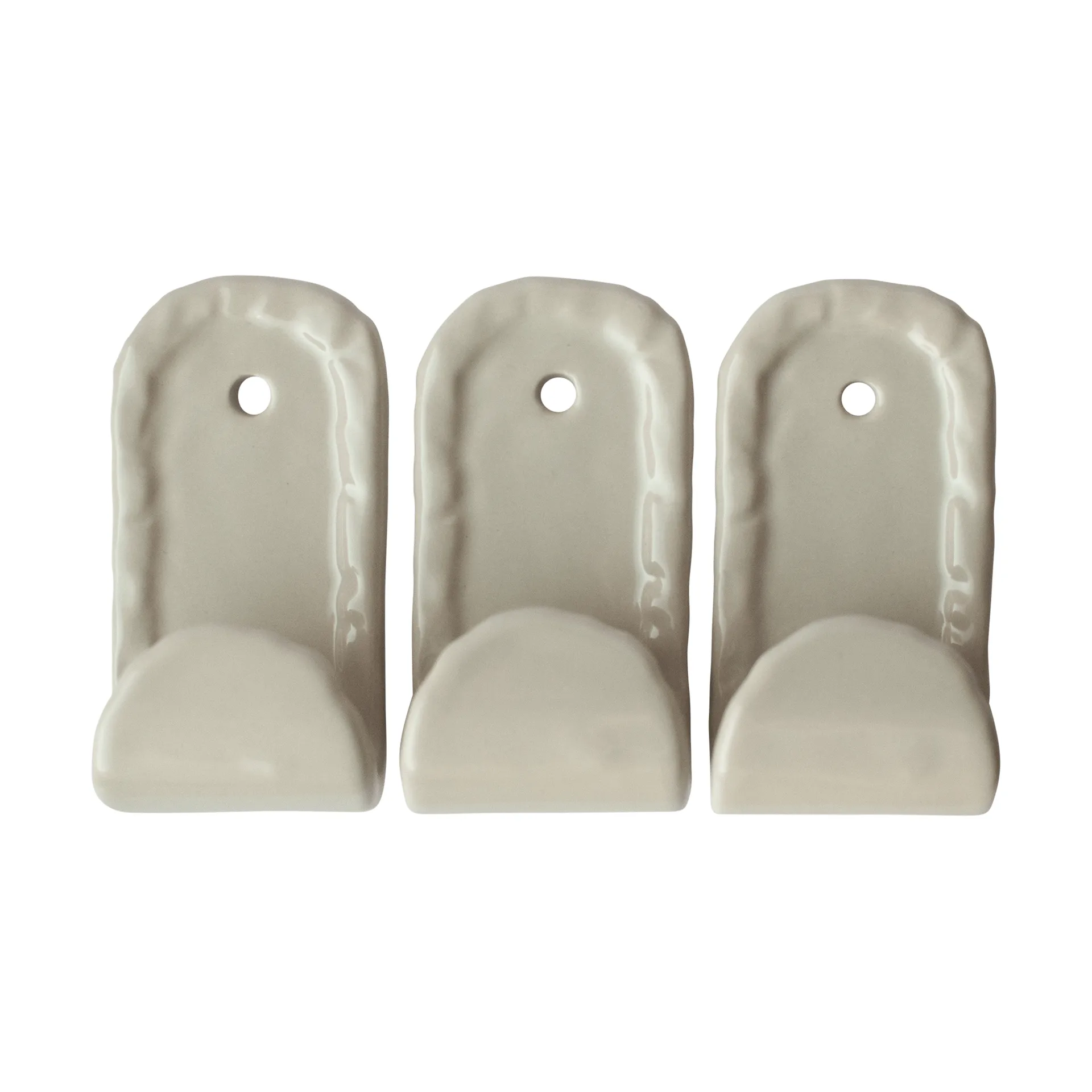Hook kroge 3-pak, Beige DBKD