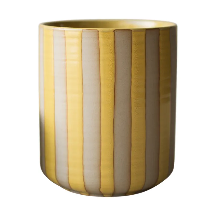 Line krukke Ø14x16 cm - Yellow - DBKD