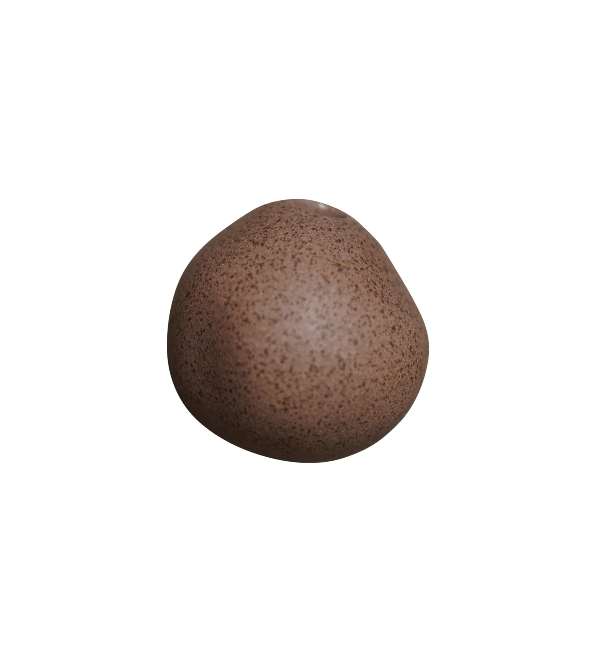 Miniature væghængt vase brun, Small Ø8 cm DBKD
