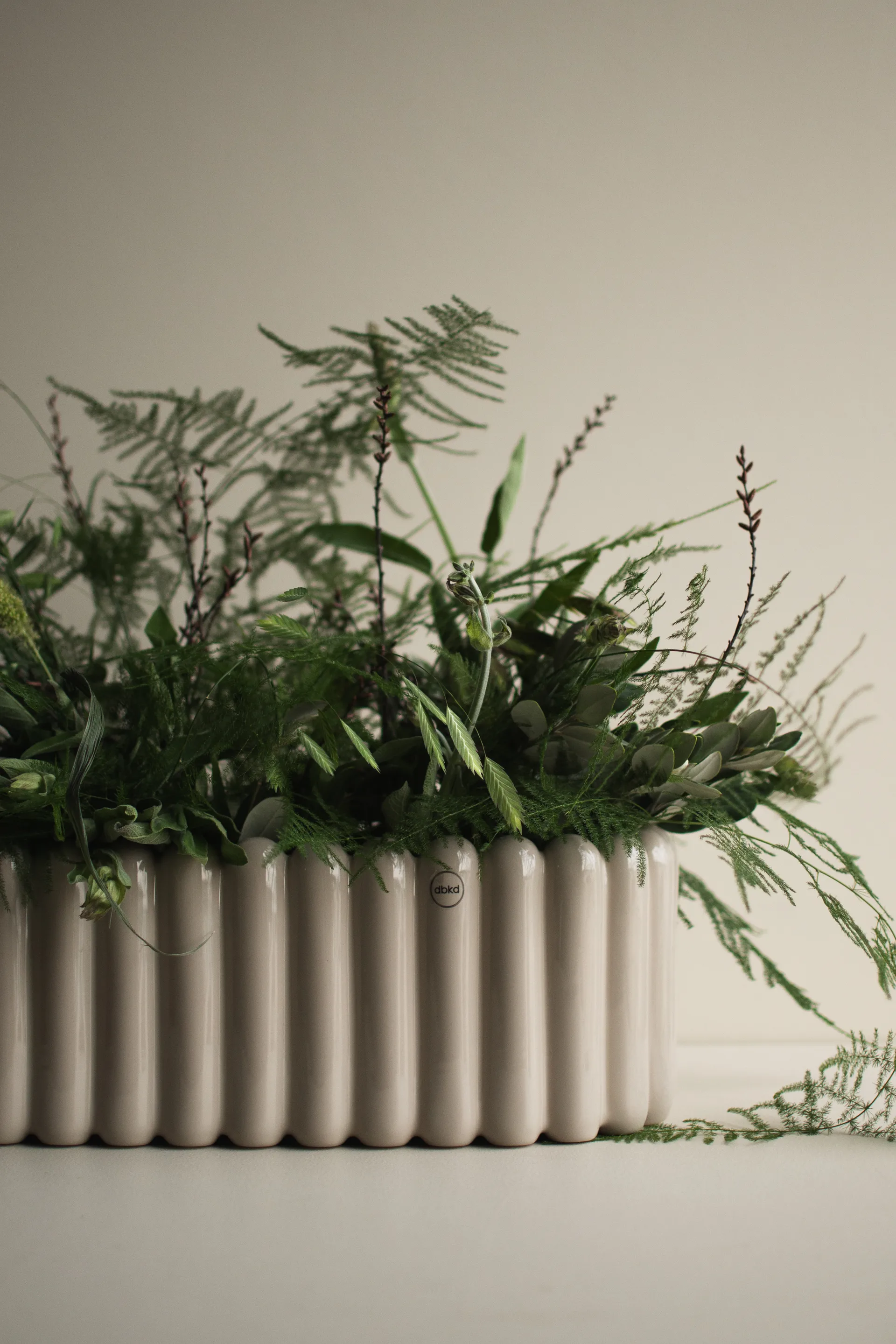 Mist krukke oval, Shiny mole DBKD