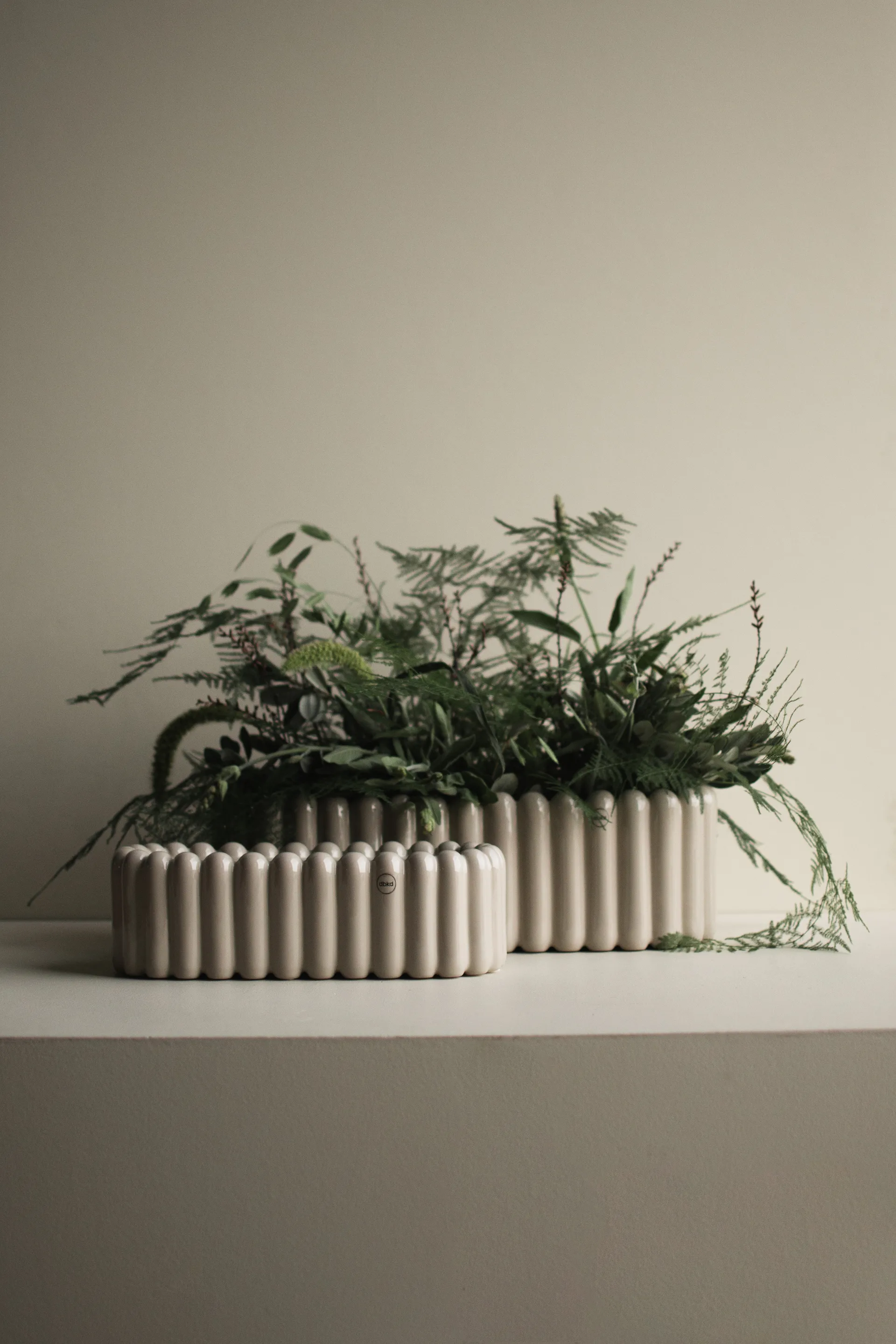 Mist krukke oval, Shiny mole DBKD