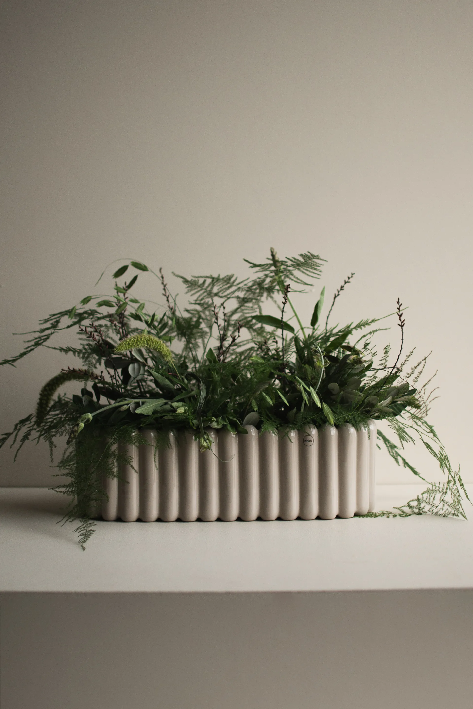 Mist krukke oval, Shiny mole DBKD