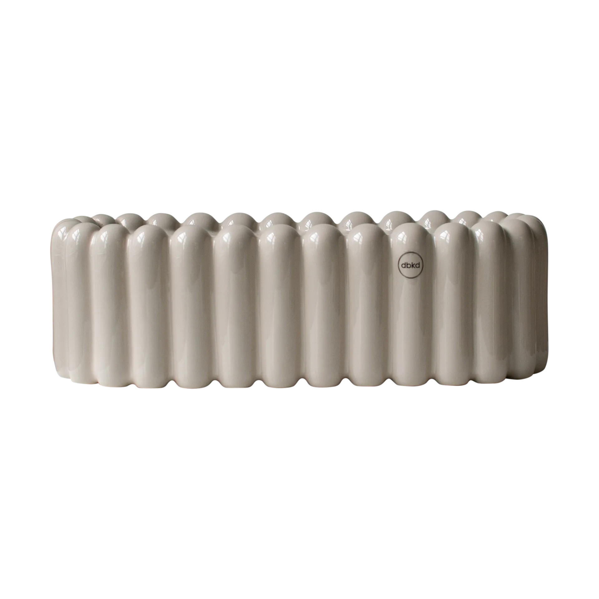 Mist krukke oval small 35 cm, Shiny mole DBKD