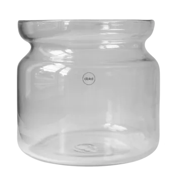 Neck krukke - Clear, Ø22,5x20 cm - DBKD