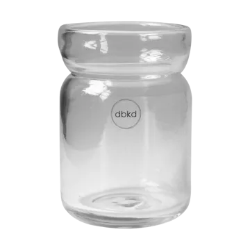 Neck krukke - Clear, Ø8x12 cm - DBKD