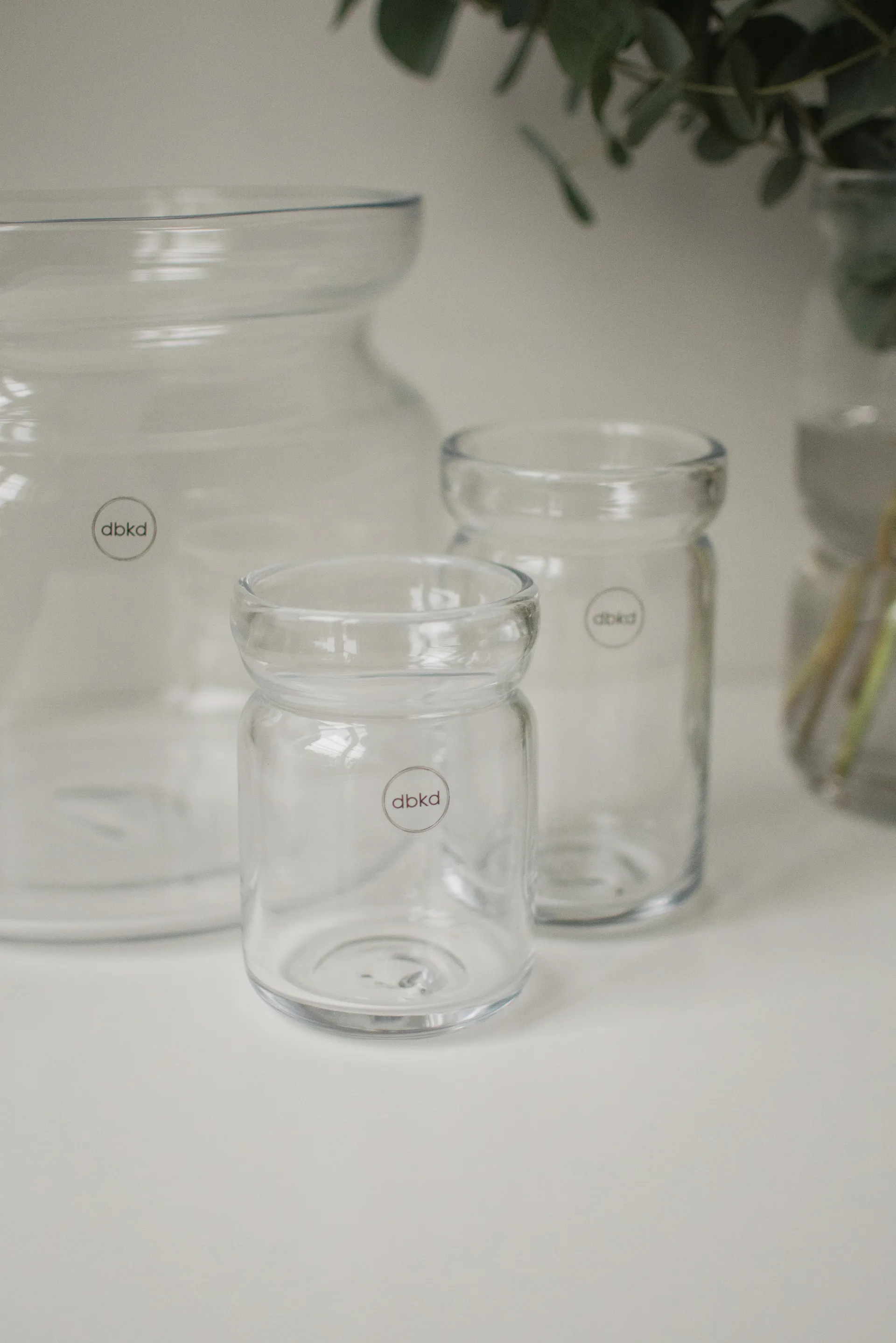 Neck krukke, Clear, Ø8x12 cm DBKD