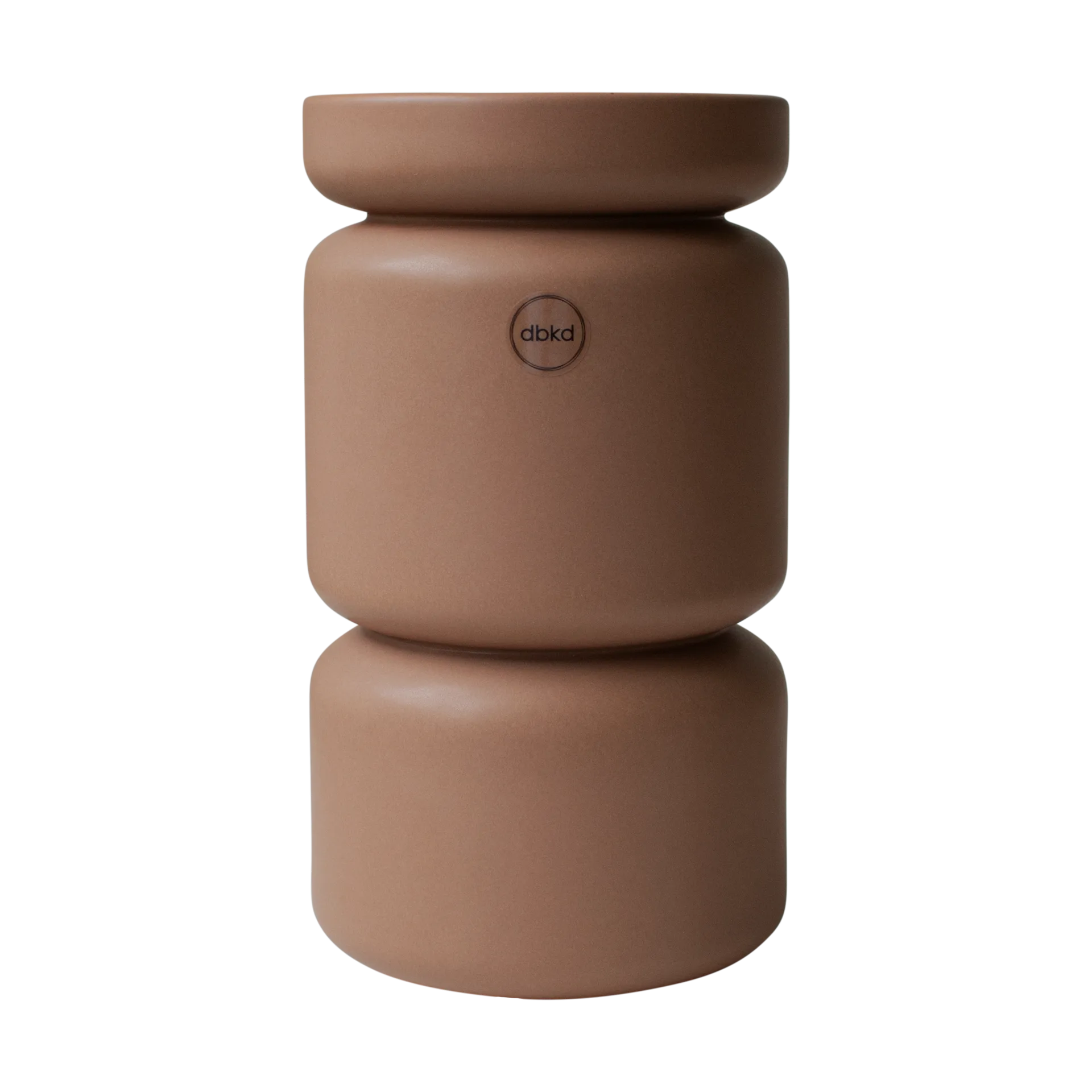 Neck krukke, Nougat, Ø12x22,5 cm DBKD