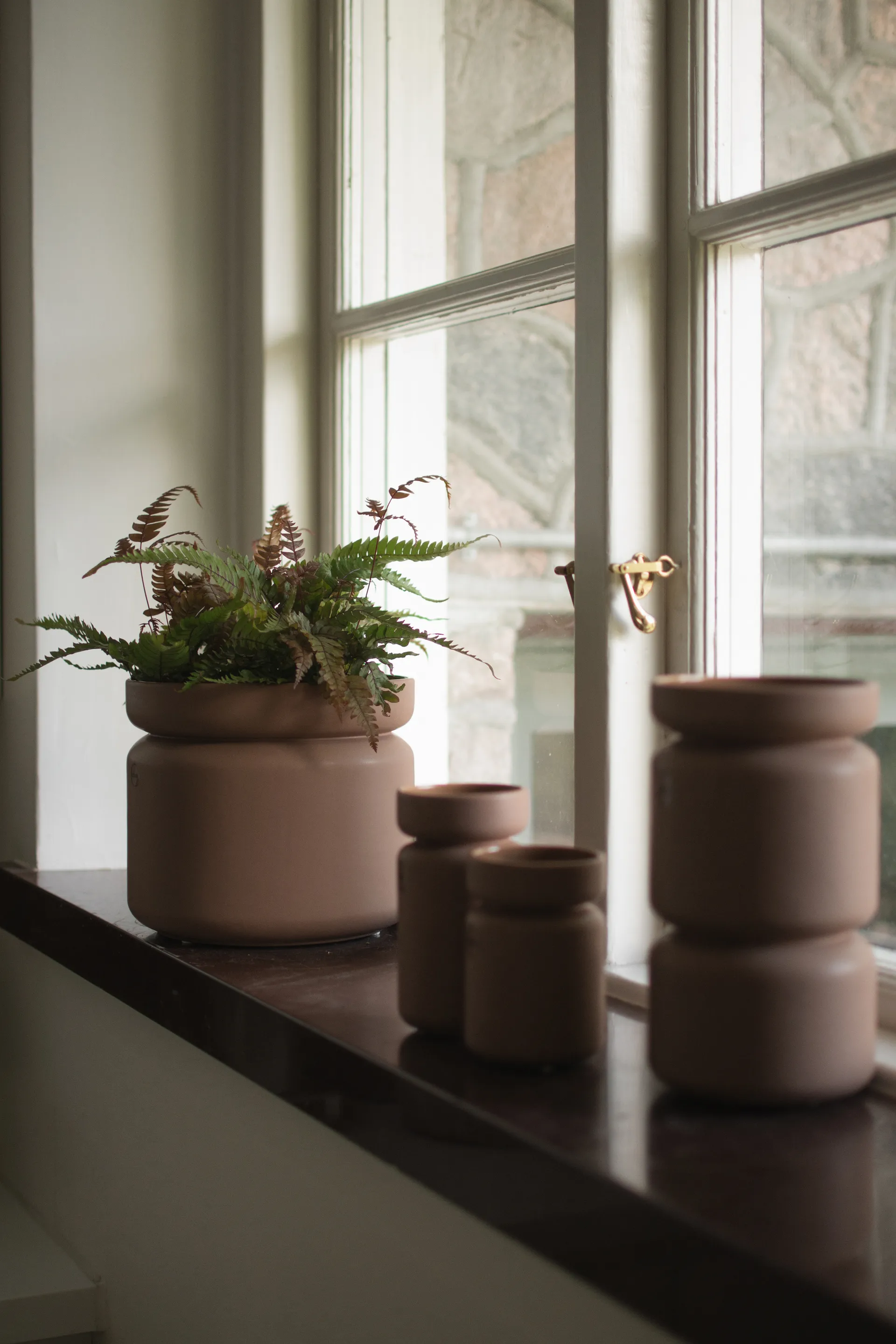 Neck krukke, Nougat, Ø22,5x20 cm DBKD