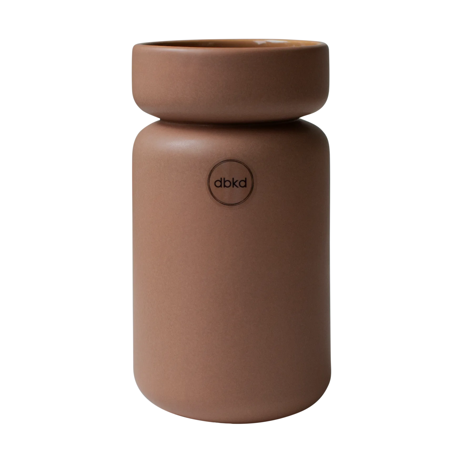 Neck krukke, Nougat, Ø8x15 cm DBKD