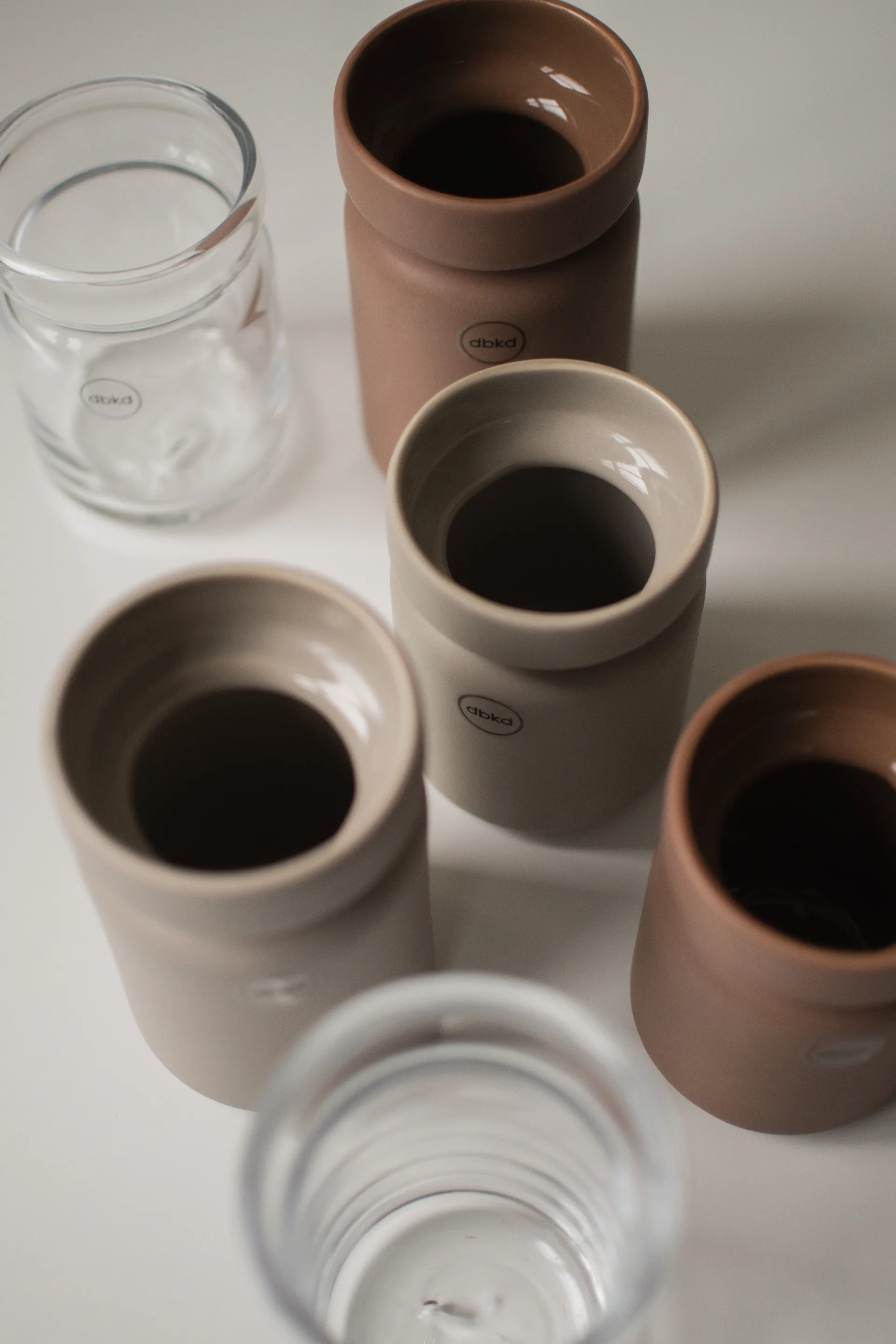 Neck krukke, Nougat, Ø8x15 cm DBKD