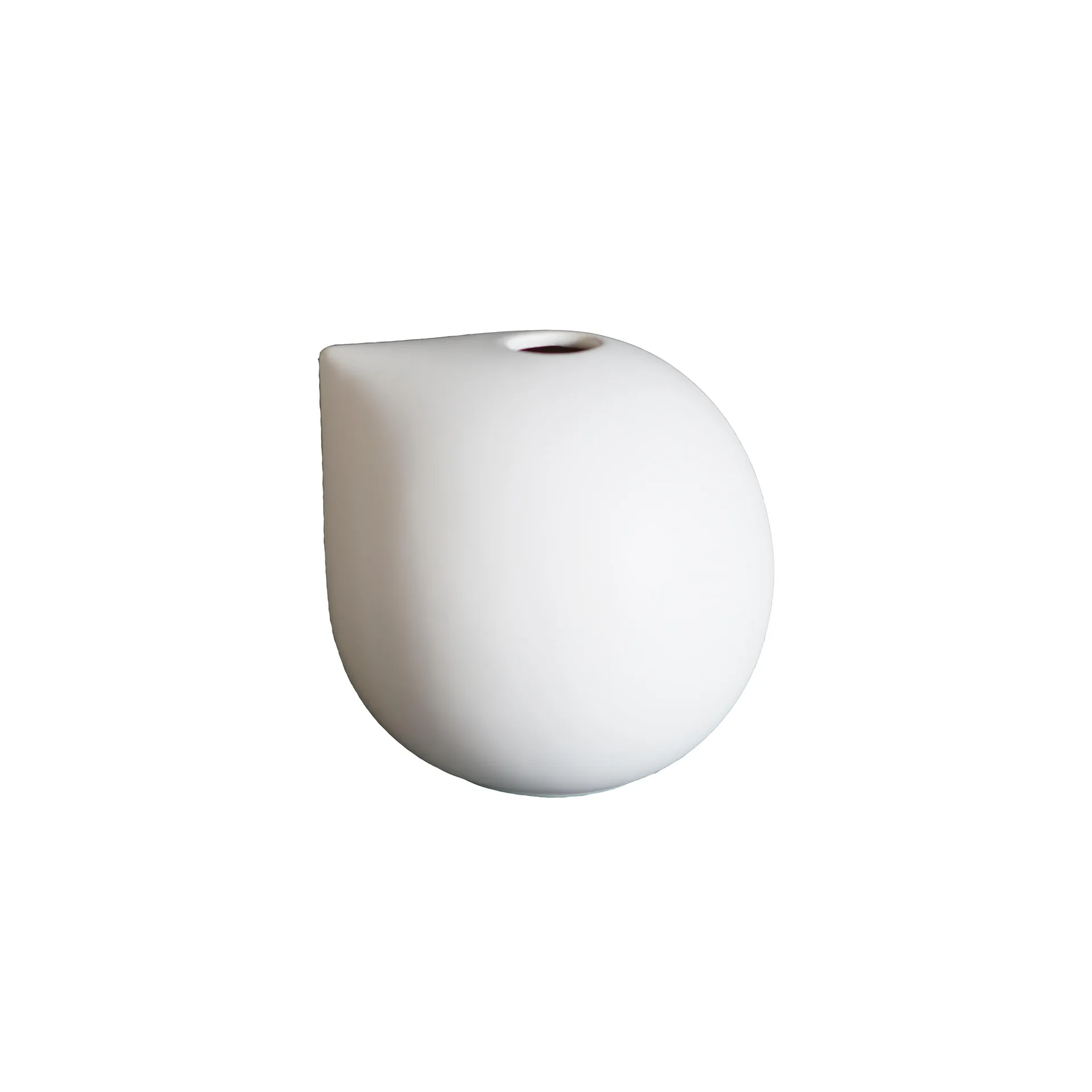 Nib vase hvid, lille DBKD
