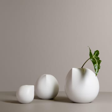 Nib vase hvid - stor - DBKD