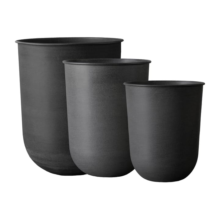 Out krukke 3-pak - Black - DBKD