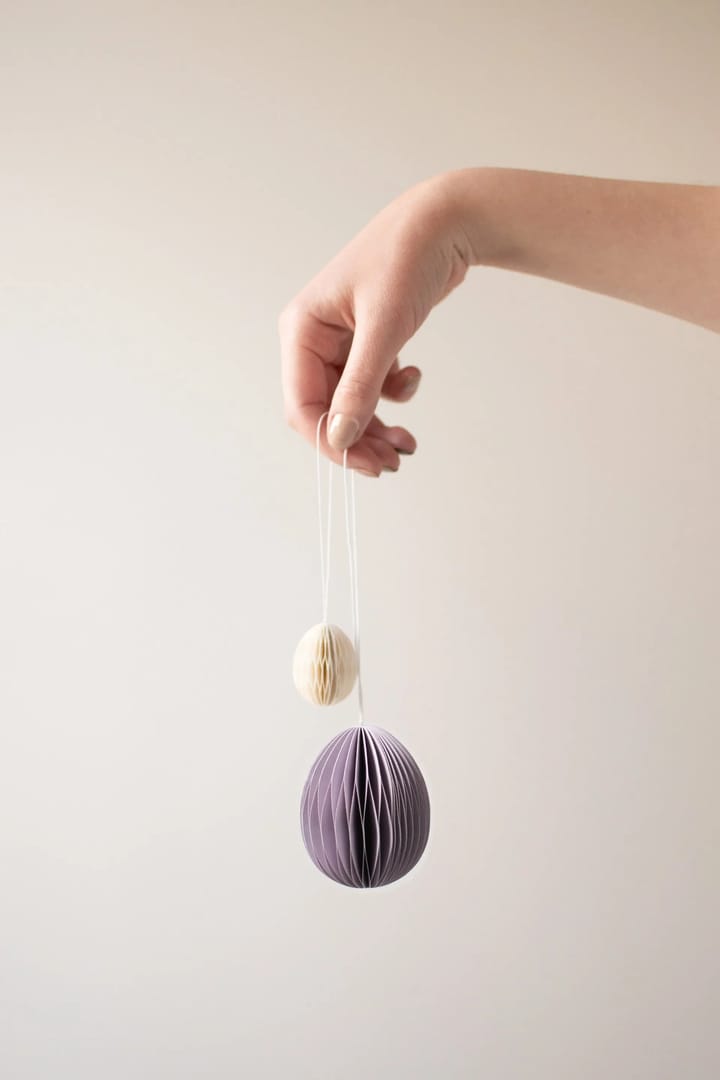 Ovoid påskeophæng papir 7 cm, Purple DBKD