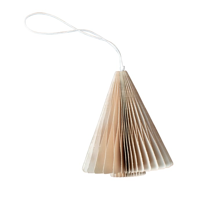 Paper tree juleophæng 7 cm - Sand - DBKD