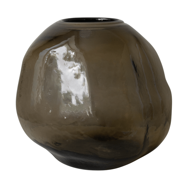 Pebble vase brun - Stor, Ø28 cm - DBKD