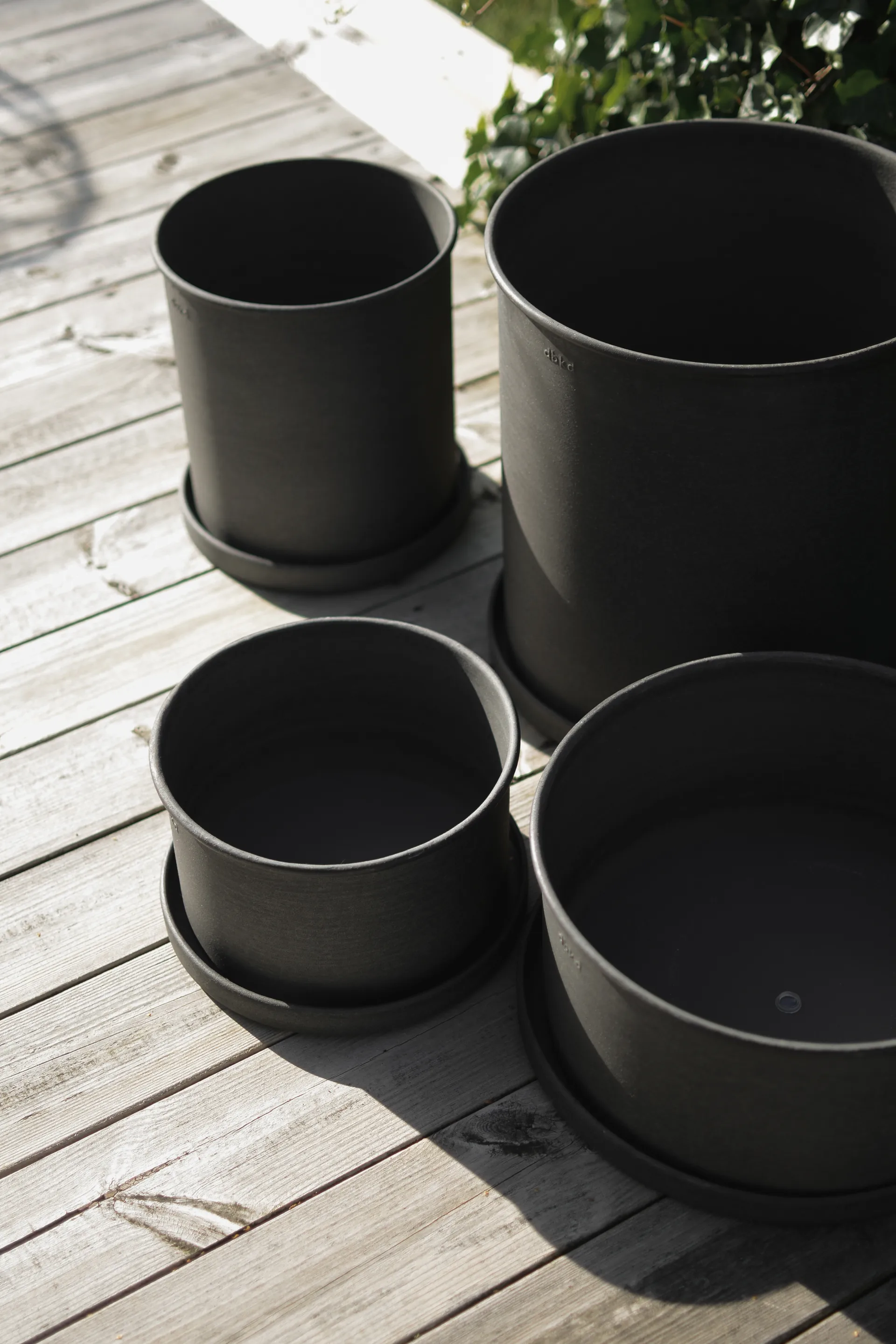 Plant bowl krukke 2-pak, Black DBKD