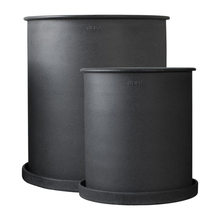 Plant pot krukke large 2-pak - Black - DBKD