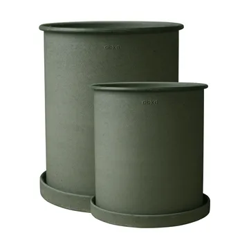 Plant pot krukke large 2-pak - Green - DBKD