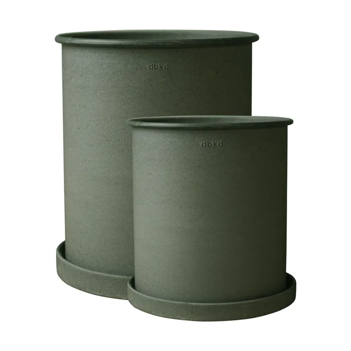 Plant pot krukke large 2-pak - Green - DBKD