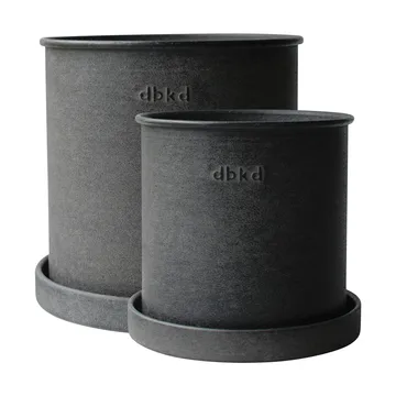 Plant pot potte small 2-pak - Black - DBKD