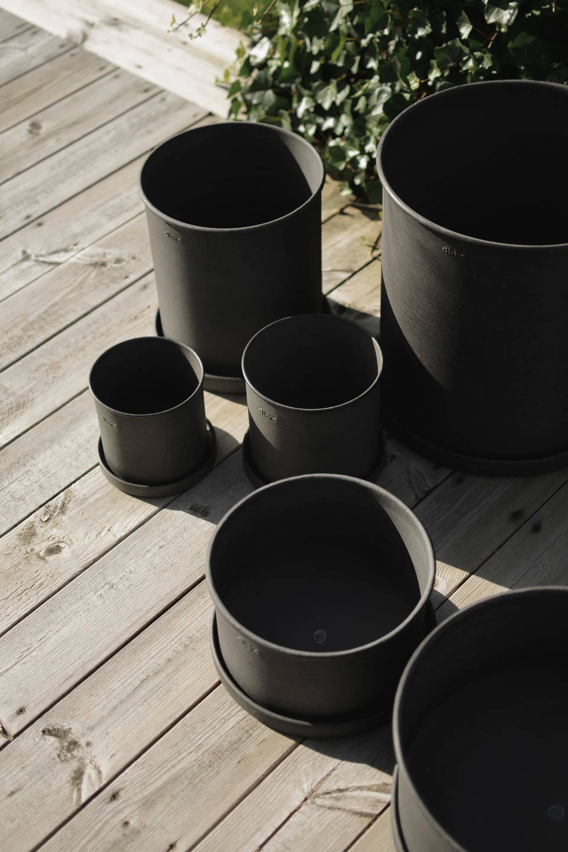 Plant pot potte small 2-pak, Black DBKD