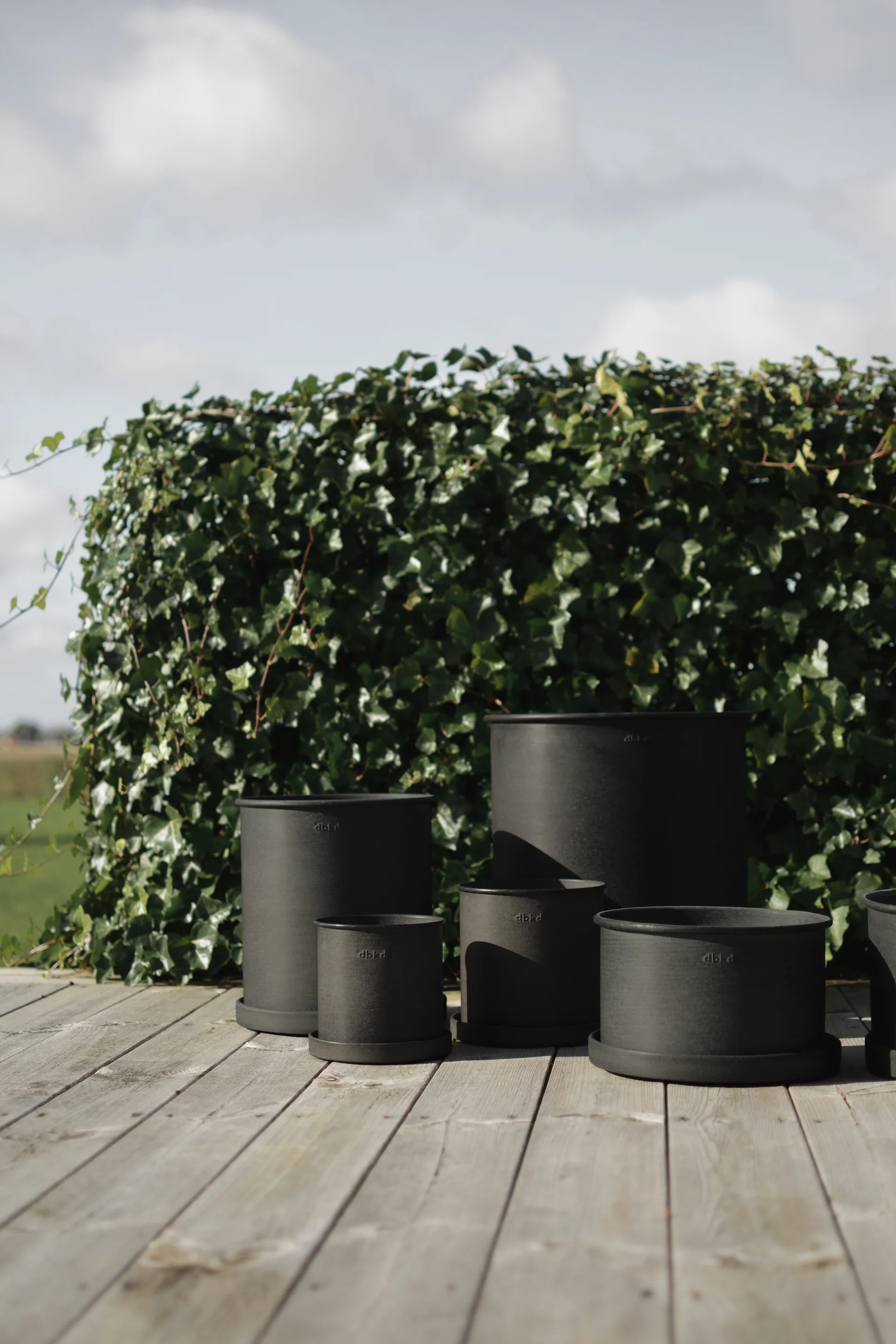 Plant pot potte small 2-pak, Black DBKD
