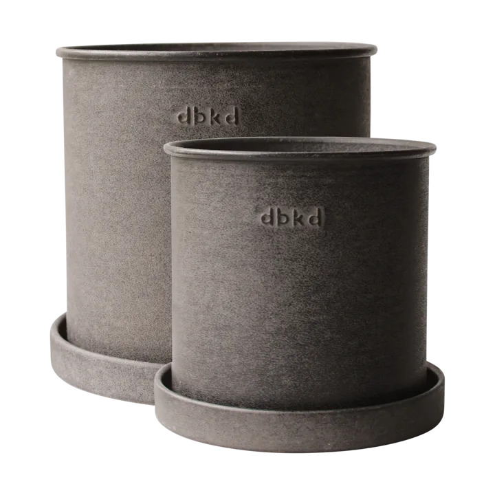 Plant pot potte small 2-pak - Brown - DBKD