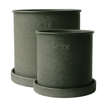 Plant pot potte small 2-pak - Green - DBKD