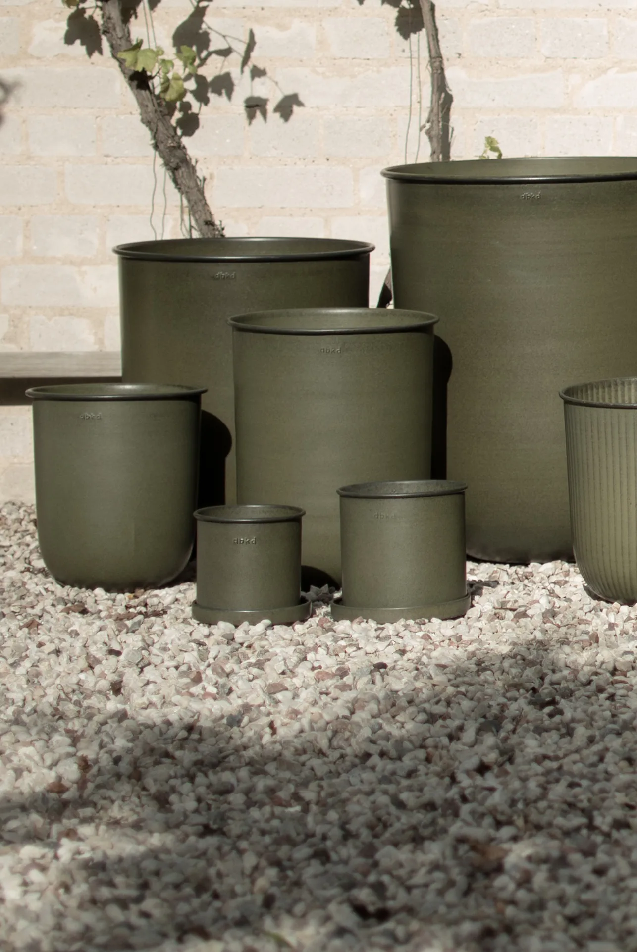 Plant pot potte small 2-pak, Green DBKD