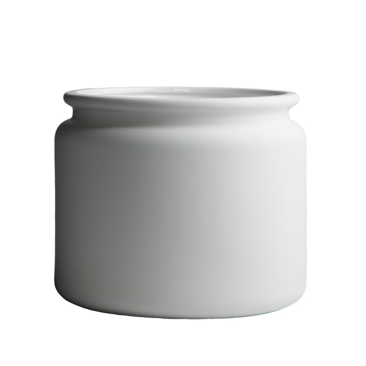 DBKD Pure urtepotte hvid mellem, Ø 23 cm | Skandinavisk Design | Krukker | Hvid